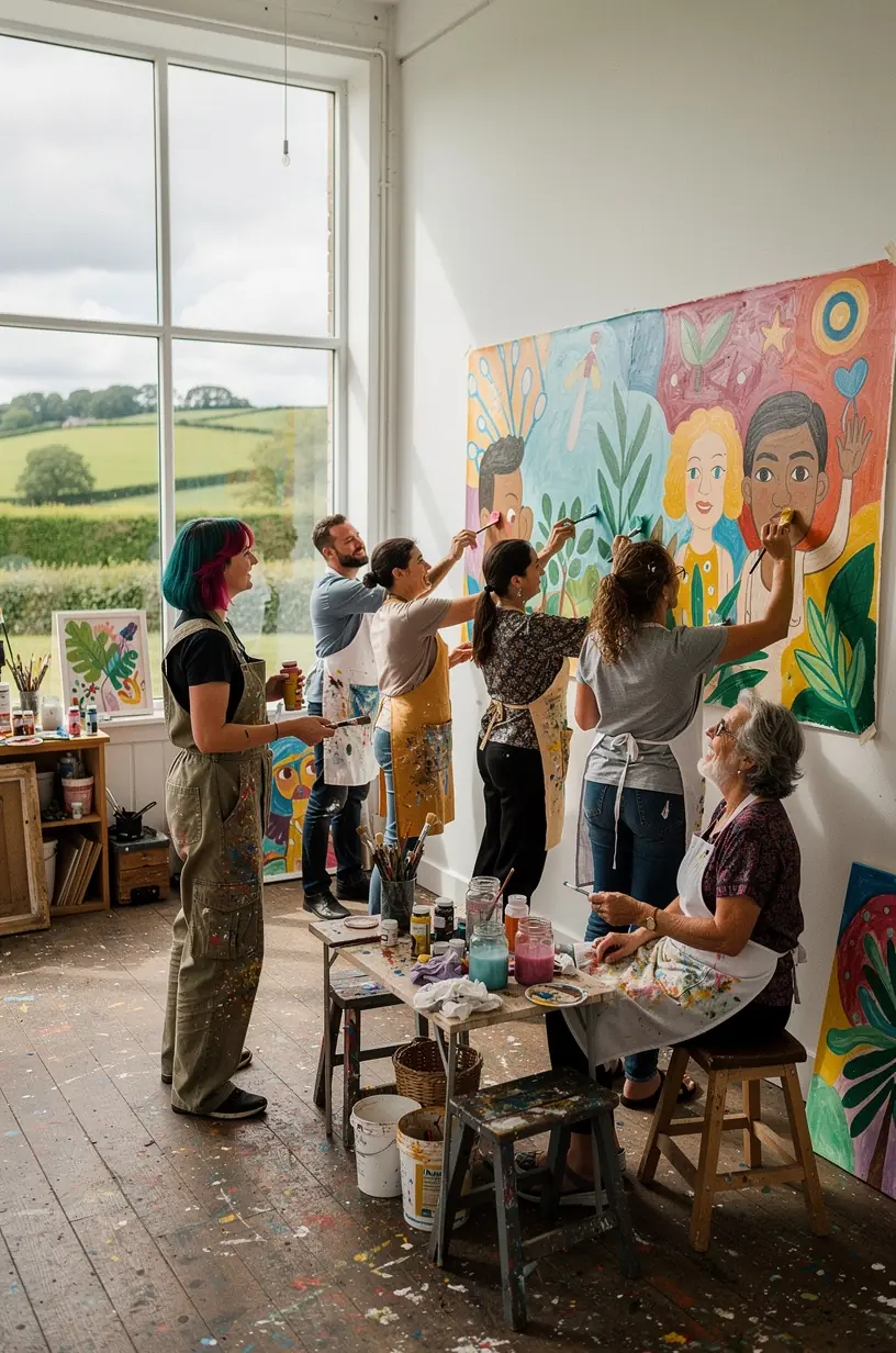 Art therapy benefits in creative therapy programs